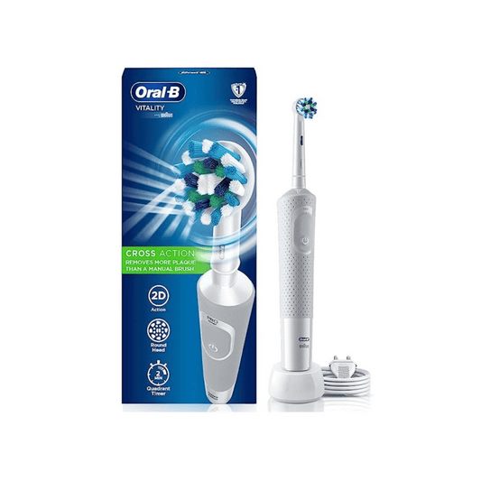Oral-B Vitality 100 Crossaction Rechargeable Electric Toothbrush White D100.513.1