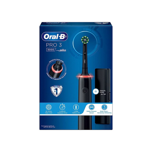 Oral-B Pro 3 - 3000 - Black Electric Toothbrush