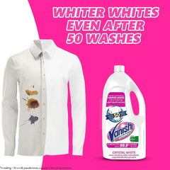 Vanish Stain Remover Liquid White 1.8L + White 500ml -15%