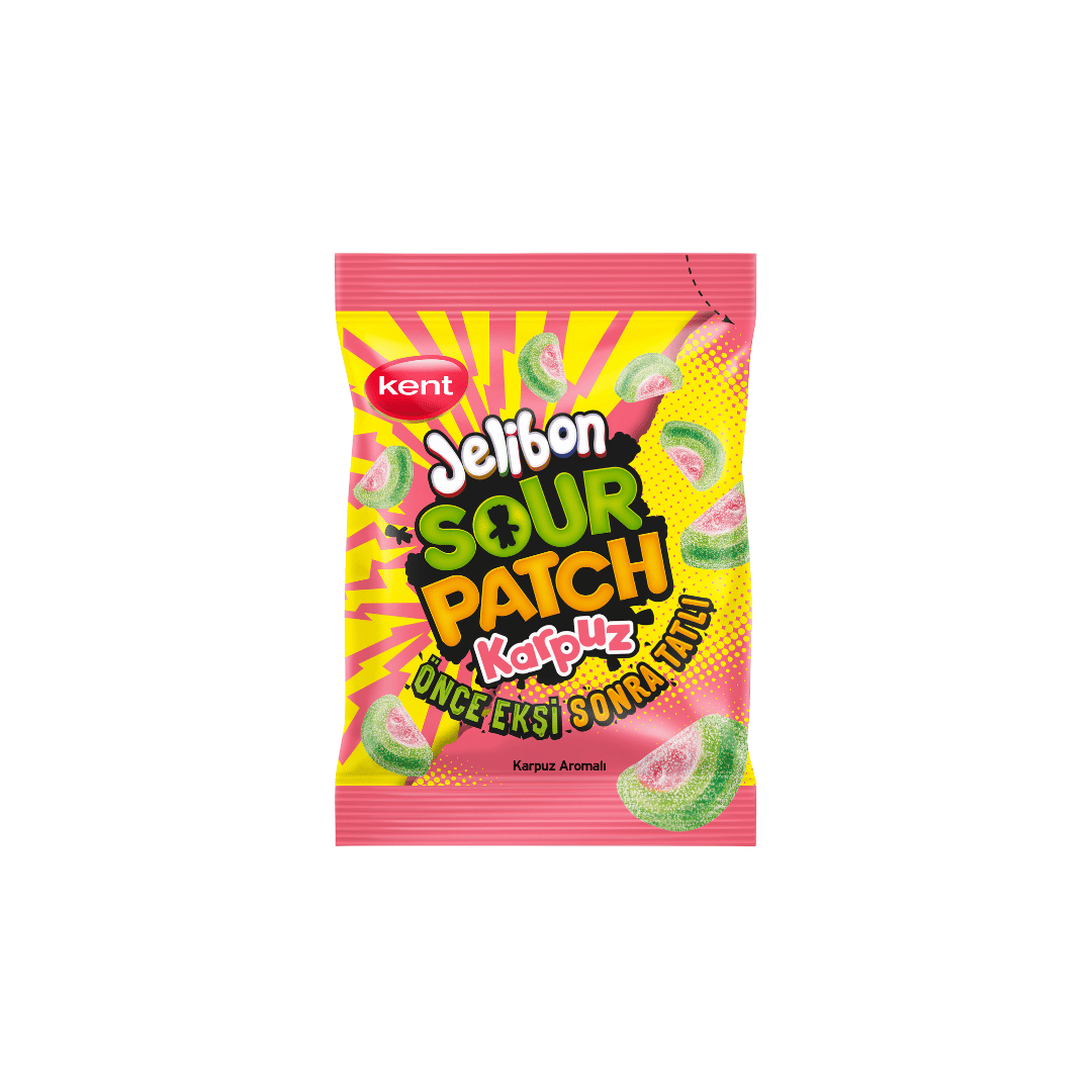 Jelibon Sour Patch Kids Watermelon, Soft & Chewy Candy 80g