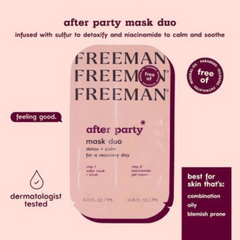 Freeman After Party Detox Mask Duo Sachet 7+2ml
