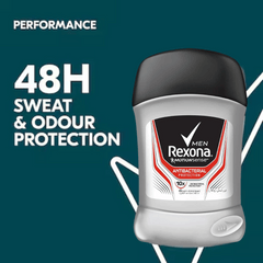 Rexona Men Antiperspirant Anti-Bacterial Stick 40g