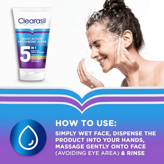 Clearasil Multi Action 5 In 1 Exfoliating Scrub 150ml