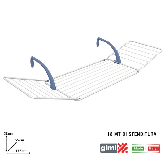 Gimi Dryer Hangable Brezza 200, 18m Drying Length