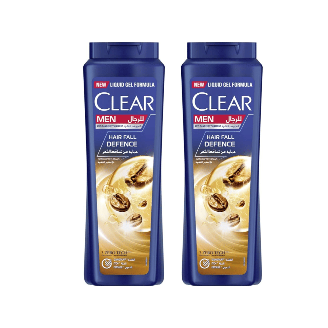 Clear Anti-Dandruff Shampoo Hairfall Defense 600ml, 2 @ 20% OFF