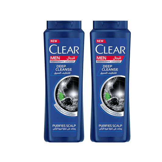 Clear Anti-Dandruff Shampoo Deep Cleanse 600ml, Pack of 2 @20% OFF