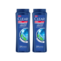 Clear Anti-Dandruff Shampoo Cool Sport Menthol 600ml,2 @ 20% OFF