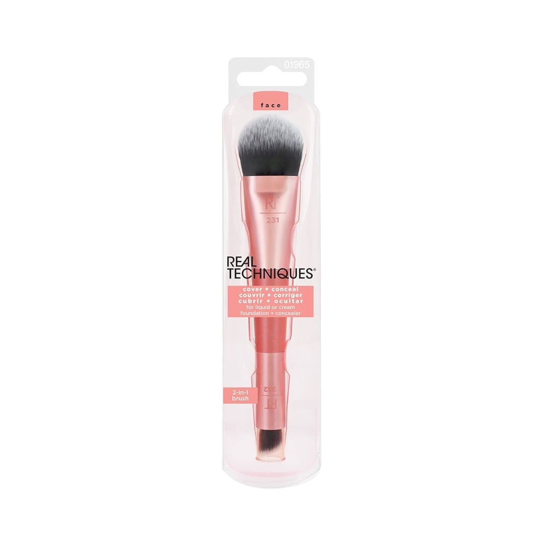Real Techniques Face 2-in-1 Brush Cover + Conceal