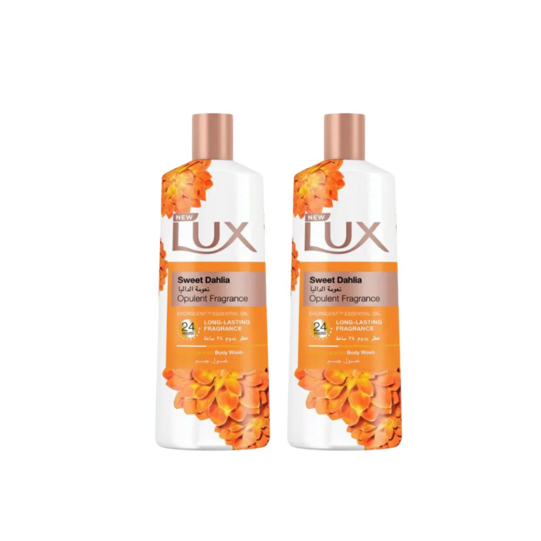 Lux Body Wash Sweet Dahlia 2x500ml, 15% OFF