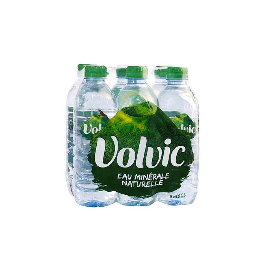 Volvic Eau Minerale 50cl, pack of 5 + 1 Free