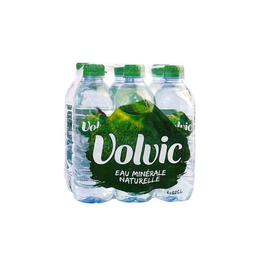 Volvic Eau Minerale 50cl, pack of 5 + 1 Free