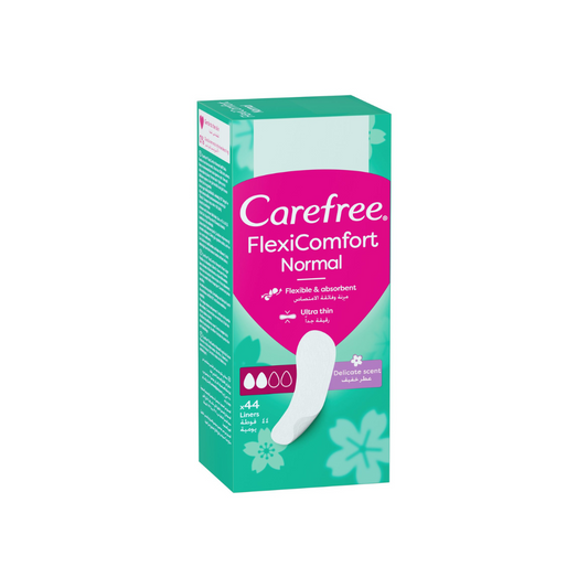 Carefree Flexi Comfort Normal Delicate Scent, 44s