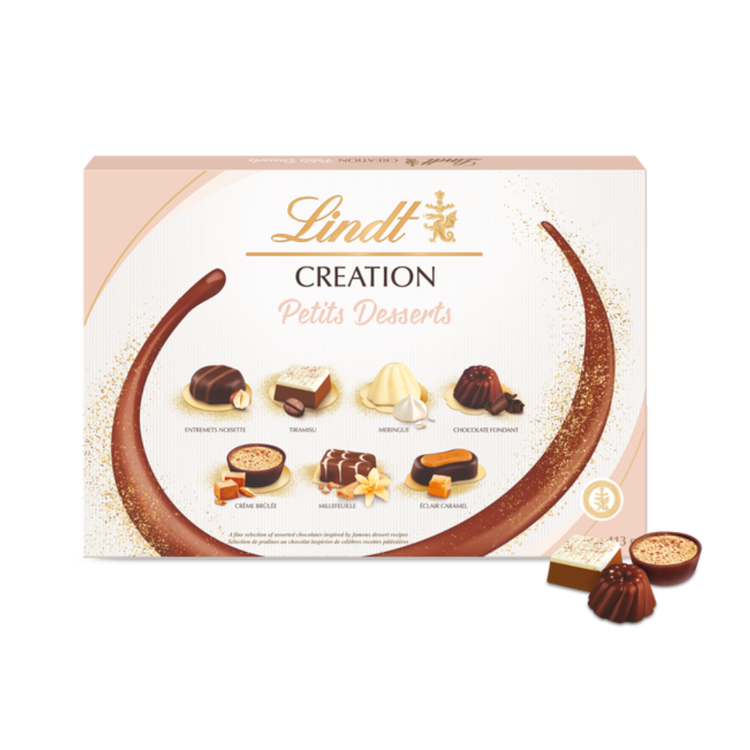 Lindt Creation Petits Desserts Assorted Chocolate Box, 413g