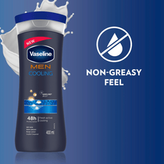 Vaseline Men Cooling Body Lotion 400ml