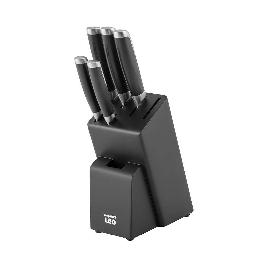 Berghoff 6pc Knife Block Set Graphite 3950358