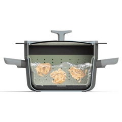 BergHoff 2 In 1 Steamer & Strainer Balance 24cm (Nylon) 3950476