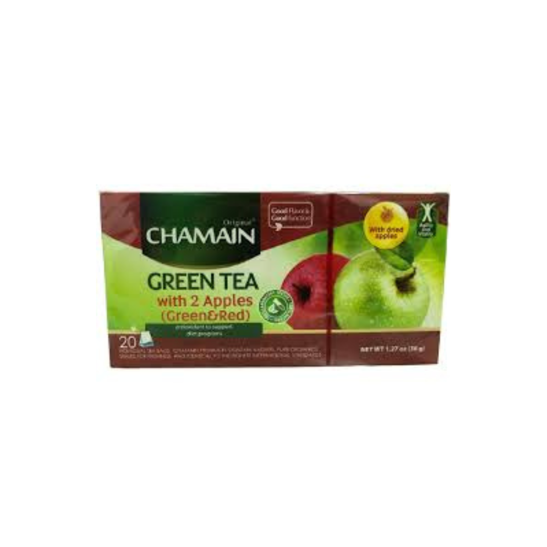 Chamain Green Tea With 2 Apples 20S