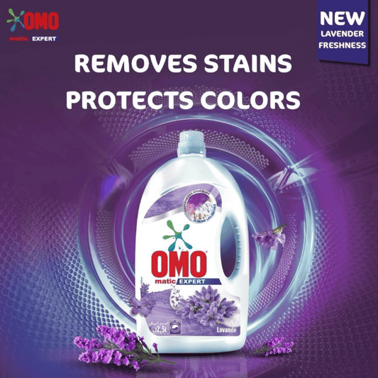Omo Laundry Matic Expert, Lavender 2.5L