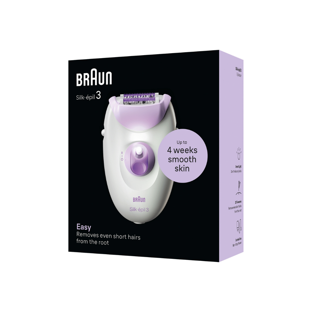 Braun Silk-épil 3 3000 Epilator SE3-000 Purple