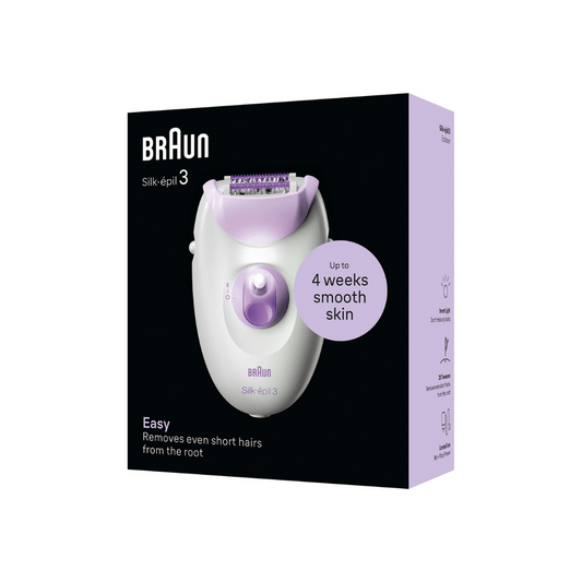 Braun Silk-épil 3 3000 Epilator SE3-000 Purple