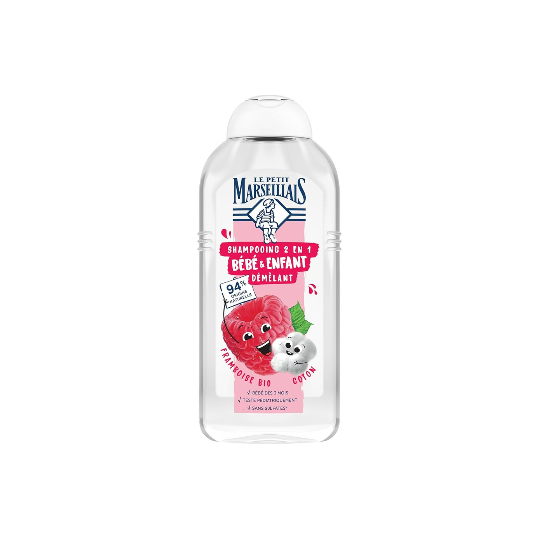 Le Petit Marseillais Bio Shampoo Kids Framboise & Cotton, 300ml
