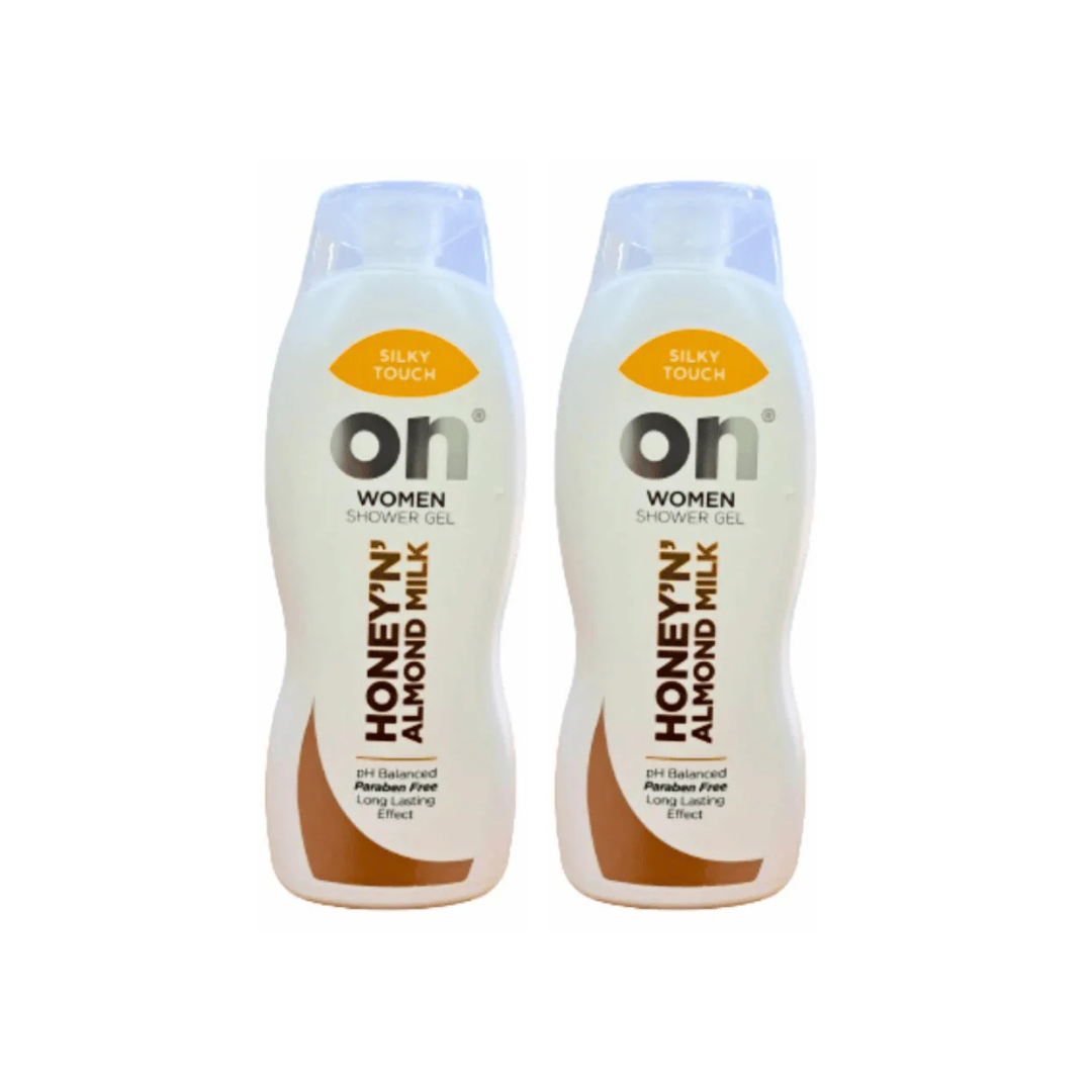 On Shower Gel Honey & Almond Milk Women, 650ml, 2 @ 20% OFF