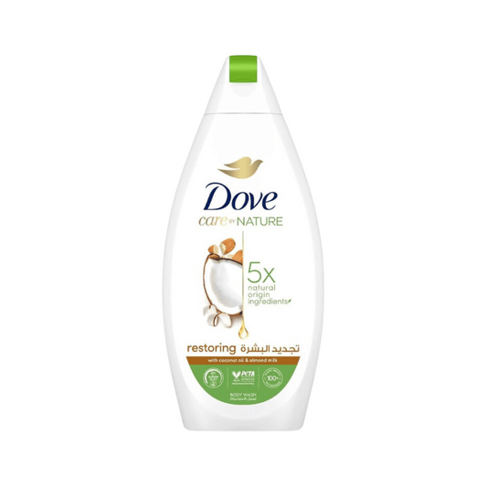 Dove Care By Nature Restoring Body Wash Coconut, 500ml