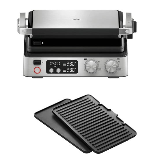 Braun Multi Grill 7 Stainless Steel Contact Grill 7040 Black