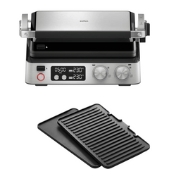 Braun Multi Grill 7 Stainless Steel Contact Grill 7040 Black