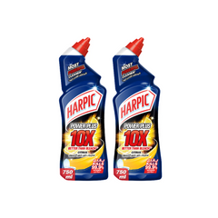 Harpic Power Plus Toilet Cleaner, Citrus Scent, 750ml x 2, -30% OFF