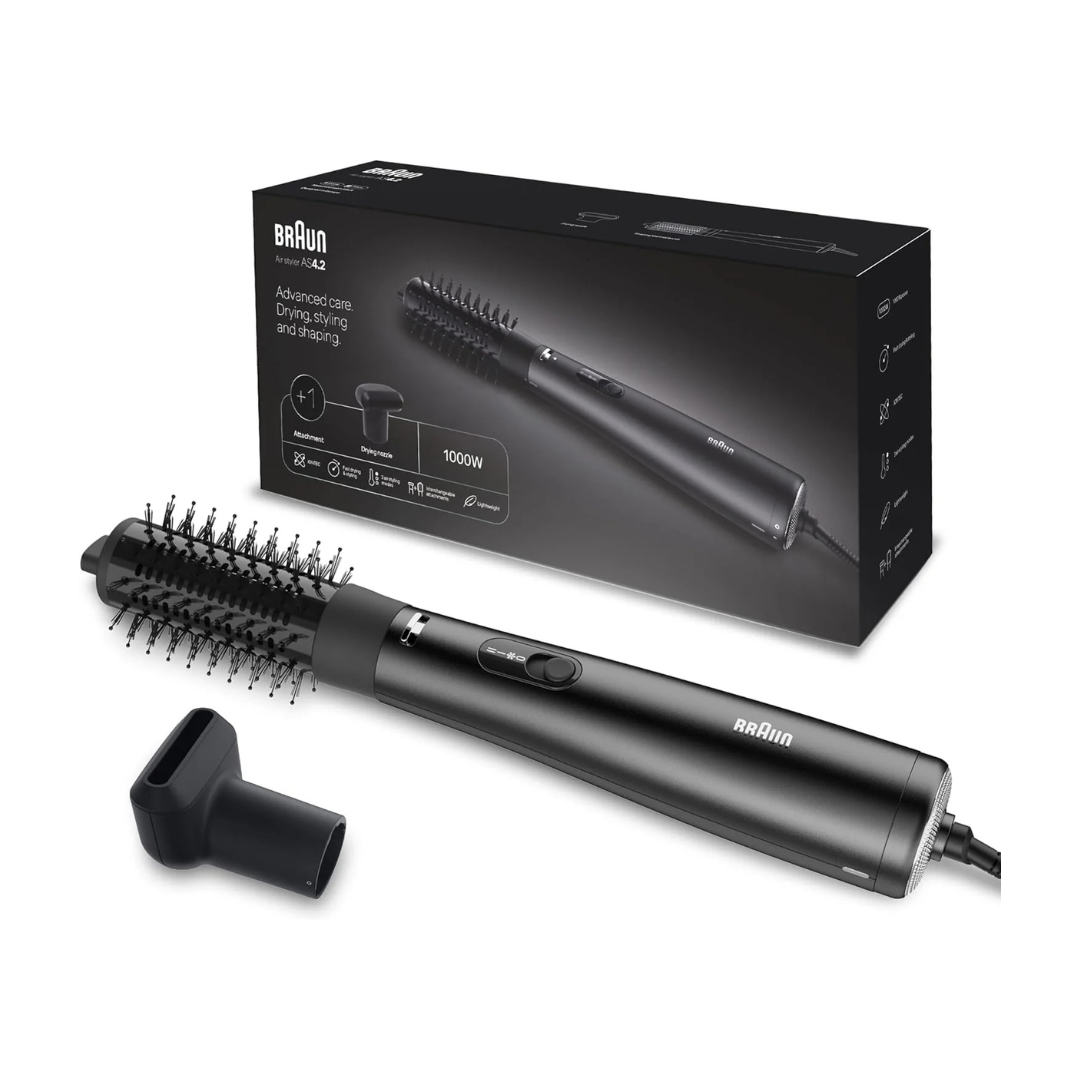 Braun Hair Airstyler AS4.2, 1000W Ionic Black