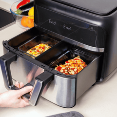Pyrex Air Fryer Compatible Square Glass Dish Roaster 25cm 212B100