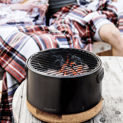 BergHoff Leo Portable Tabletop Barbecue Charcoal Grill, Black 2415601