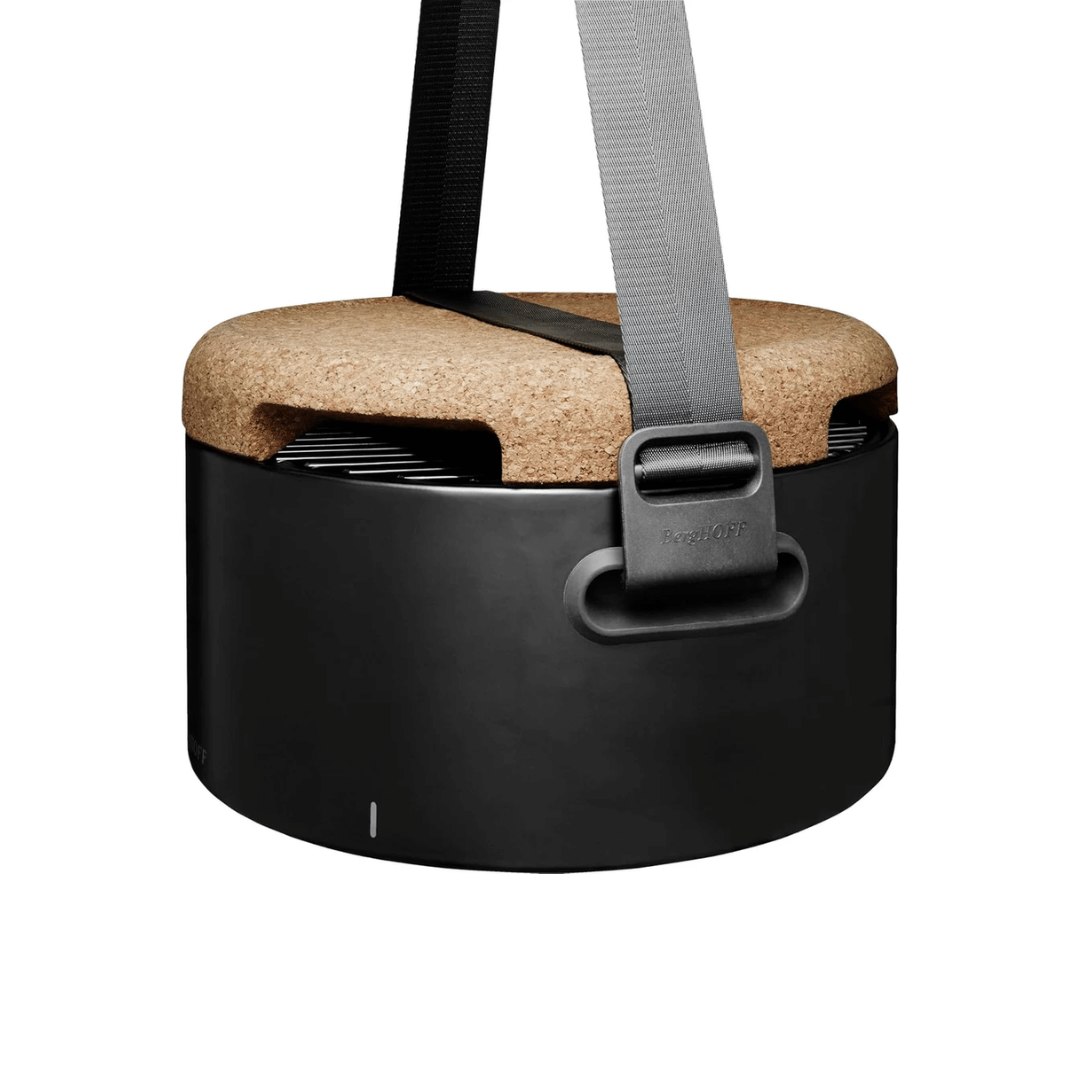 BergHoff Leo Portable Tabletop Barbecue Charcoal Grill, Black 2415601