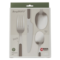 BergHoff 24-pc Flatware Set Balance Moonmist 3950635