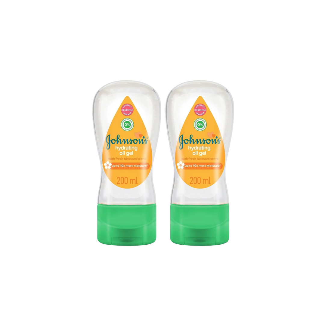 Johnson's Baby Oil Gel Blossom 200ml, 2 @ 20% OFF