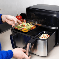 Pyrex Air Fryer Compatible Glass Rect Dish Roaster 23cm 215B100