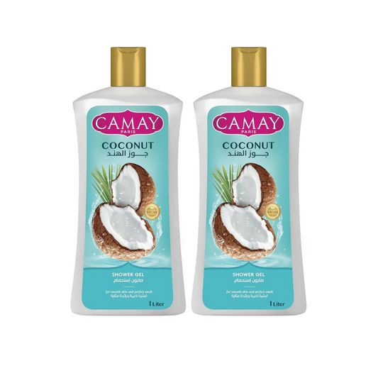 Camay Shower Gel Coconut 1L, 2 @ 33% OFF