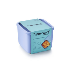 Tupperware Stacking Square Container  - 1L Blubr Mist - RT