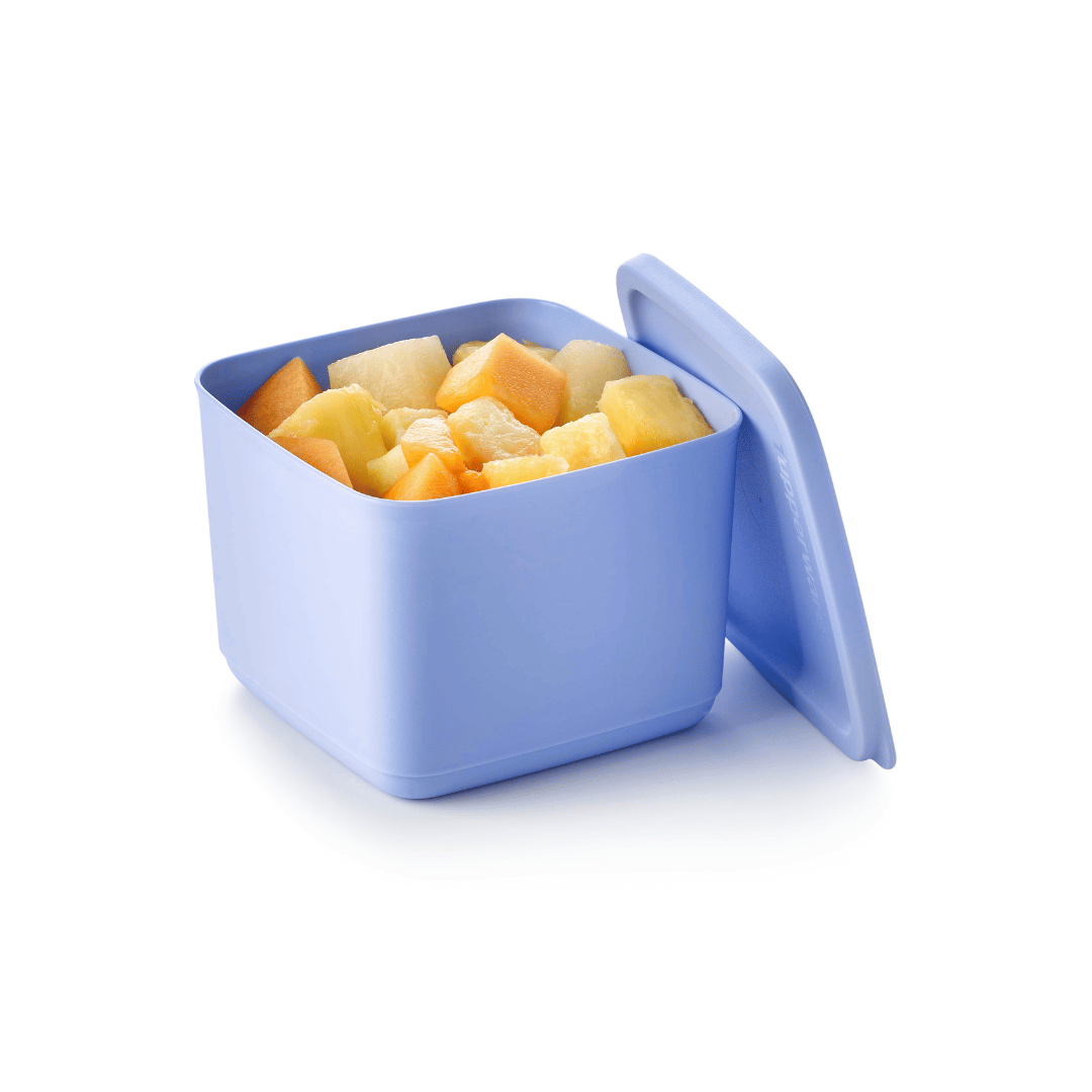 Tupperware Stacking Square Container  - 1L Blubr Mist - RT