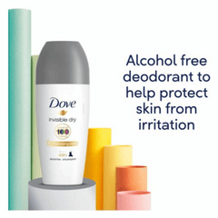 Dove Women Invisible Dry Antiperspirant Roll-On, 50ml