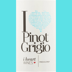 I Heart Pinot Grigio White Wine 75cl