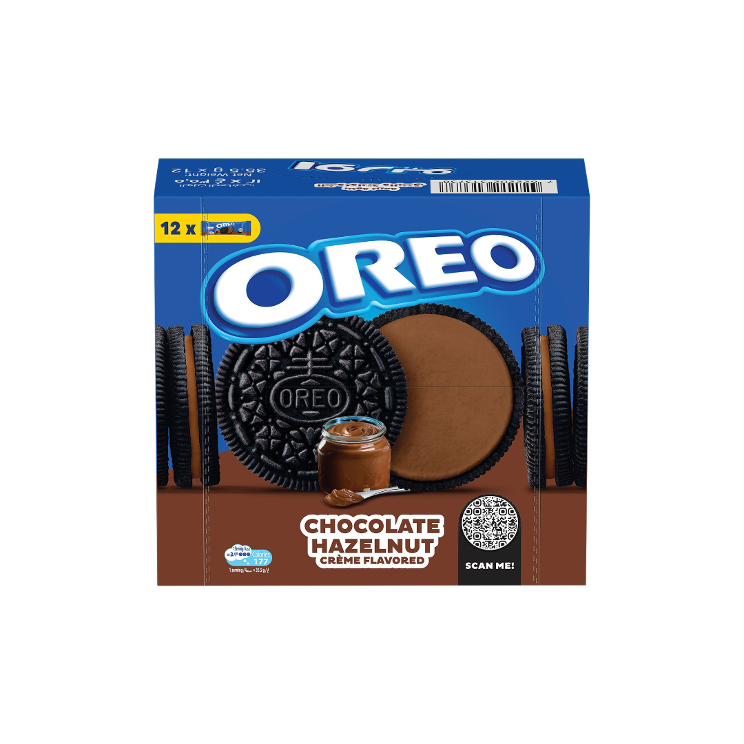 Oreo Chocolate Hazelnut Cream Cookies 35.5g Pack of 12