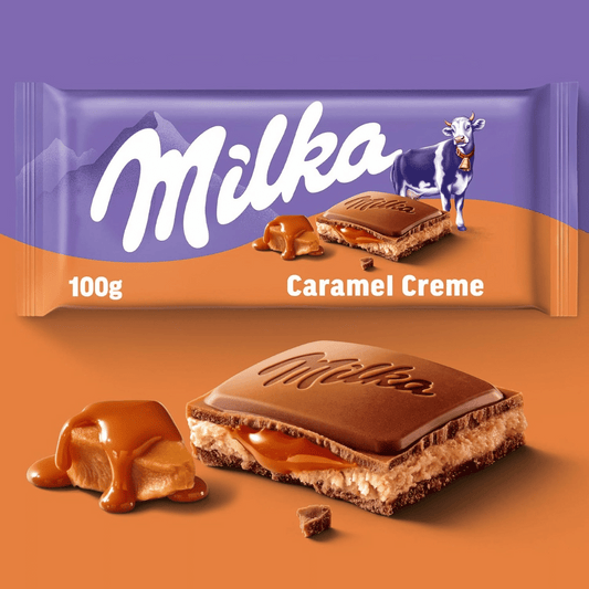 Milka Caramel Chocolate Tablet 95g
