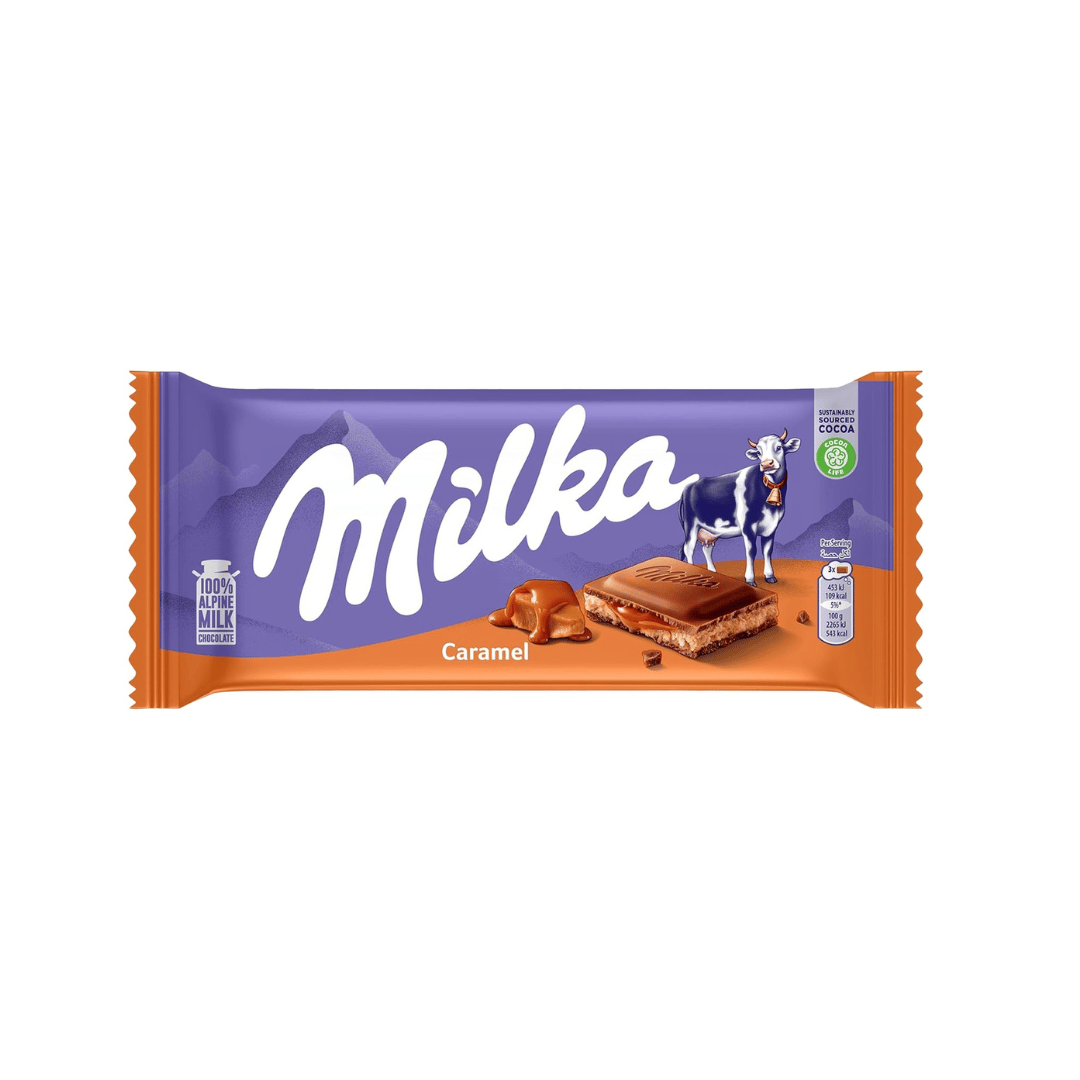Milka Caramel Chocolate Tablet 95g