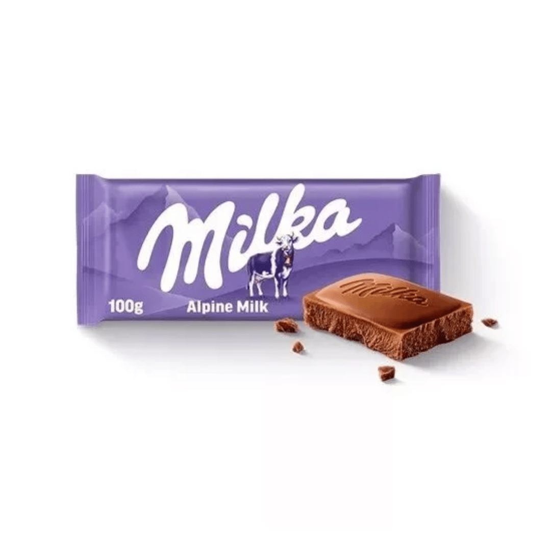 Milka Alpine Chocolate Tablet, 98g