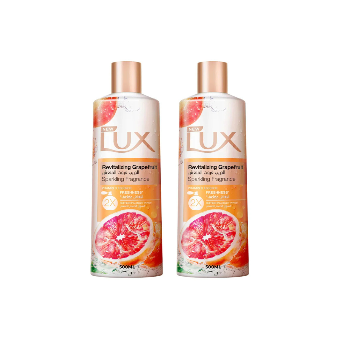 Lux Body Wash Grapefruit Revitalizing 500ml, 2 @ 15% OFF