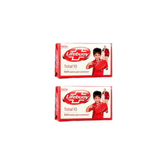 Lifebuoy Antibacterial Soap Bar Total 115g, 1 + 1  Free