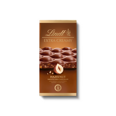 Lindt Extra Creamy Hazelnut Milk Chocolate 80g