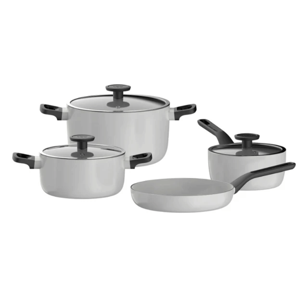 Berghoff Leo Glints 7 pcs Ceramic Nonstick Cookware Set, Spirit 3950615